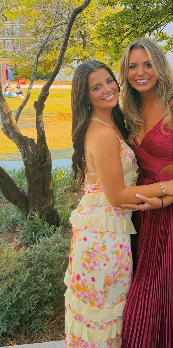 Yellow Formal Dress Size 4 - Image 4