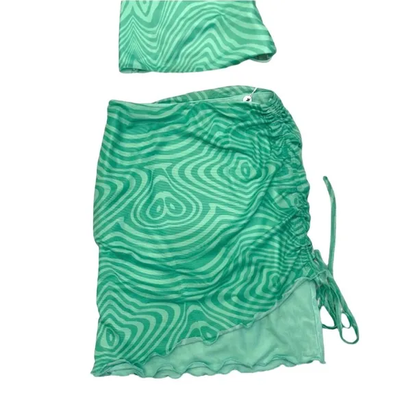 Tiger Mist Two-Piece Skirt Set Green Size Small - Image 2