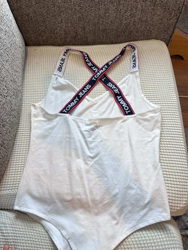 Tommy Hilfiger Jeans Bodysuit white L - Image 4