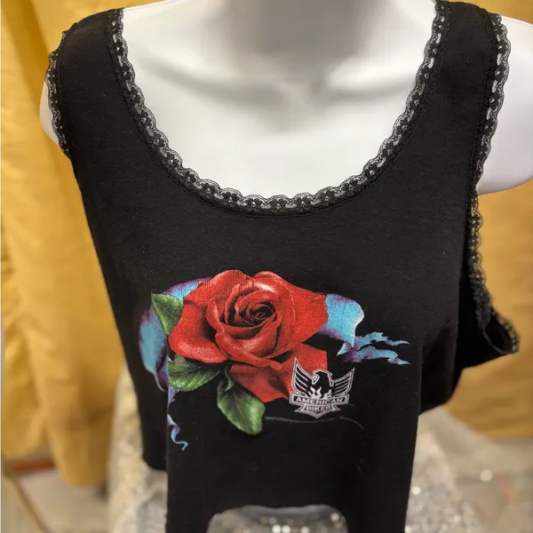 Delta‎ Black Graphic Top - Image 5