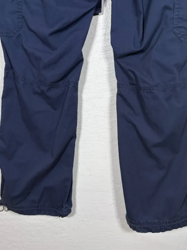 Koi Women L Regular Navy Blue Lindsey Scrub Pants Cargo Pockets Nursing Dental - Image 5