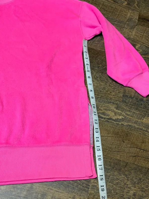 Aerie Go-To Sweatshirt Oversized Medium Pink Crewneck Pullover Comfy Lounge - Image 4