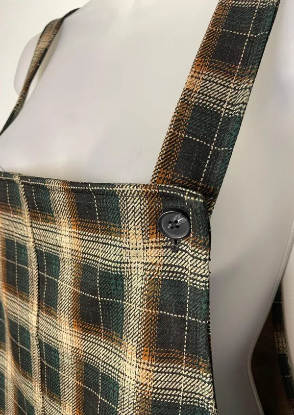 SO Juniors' ® Button Strap Plaid Pinafore Dress - Image 4
