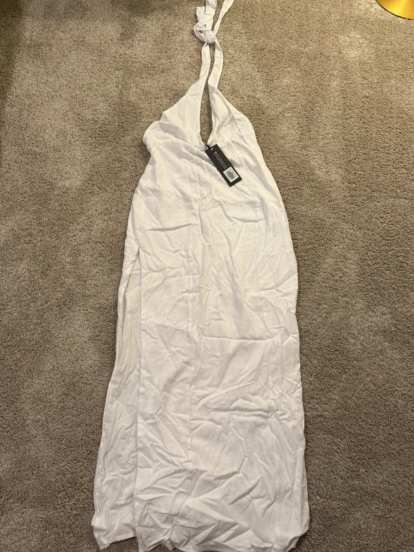White Maxi Dress Fox Boutique White - Image 2