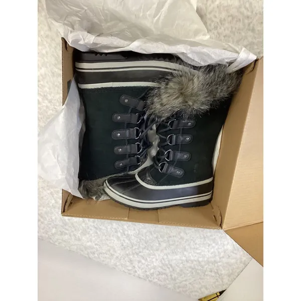 Sorel Joan of Arctic‎ Boots Black Quarry Waterproof Winter NL5203-010 Womens 7 - Image 4