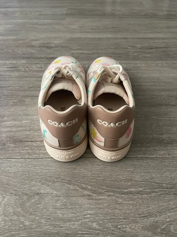 Coach clip low top floral sneaker - 10 - Image 7
