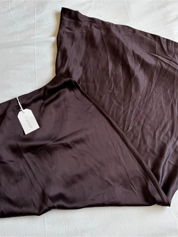 New Enza Costa Silk Full Length Skirt - Image 2