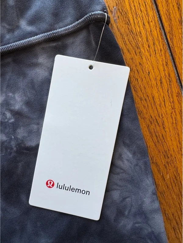 Lululemon Align High Rise 28” Diamond Dye Pitch Grey Graphite Grey Size 12 NWT - Image 5