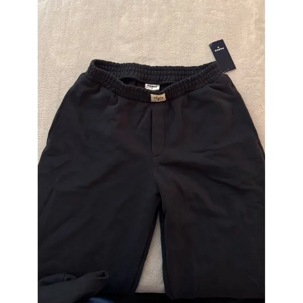 Parke x Target high rise wide leg cotton sweatpants in Navy Blue Size Small NWT - Image 6