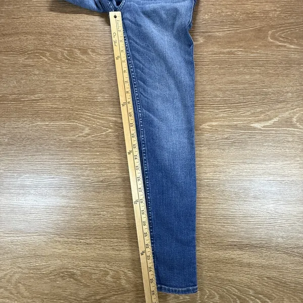 Abercrombie & Fitch Women's 2S Super Skinny Jeans Distressed Blue W26 L29 - Image 8