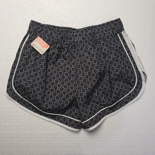 Free People Movement Varsity Blues Printed Shorts in Starburst Geo Black size L NWT - Image 4