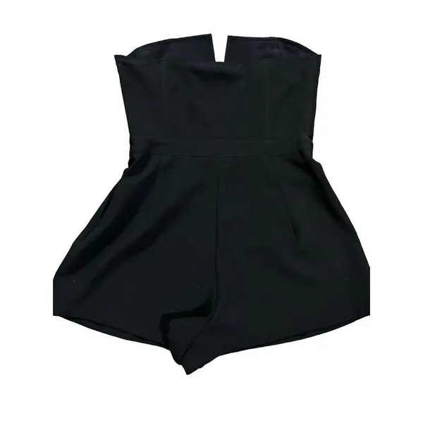 Silence‎ + Noise black deep v notch romper sz 0 - Image 3