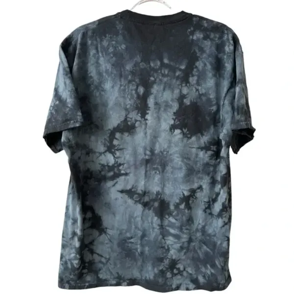 Black and White‎ Tie Dye Trick or Treat Halloween Short Sleeve Shirt - Image 2