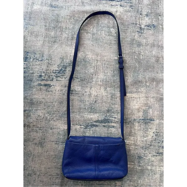 Vince Camuto Admiral Blue 100% Genuine Leather Crossbody Bag - Image 2