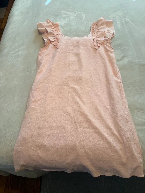🎀 Willow Boutique Blush Pink Ruffle Dress 🎀 - Image 3