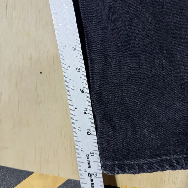 Abercrombie & Fitch 90s Straight Jeans Womens 27 4 Black Ultra High Rise Denim - Image 5