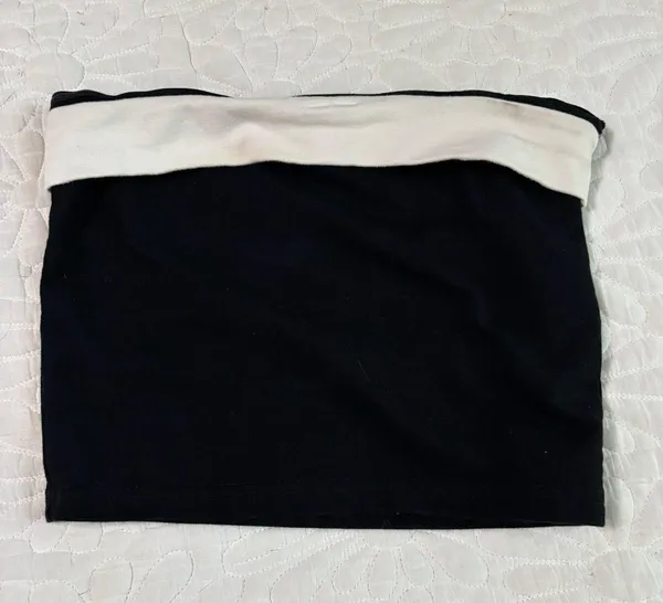 Edikted black and white tube top - Image 2
