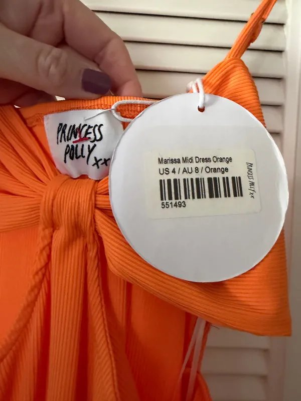 Princess Polly orange maxi dress - Image 3