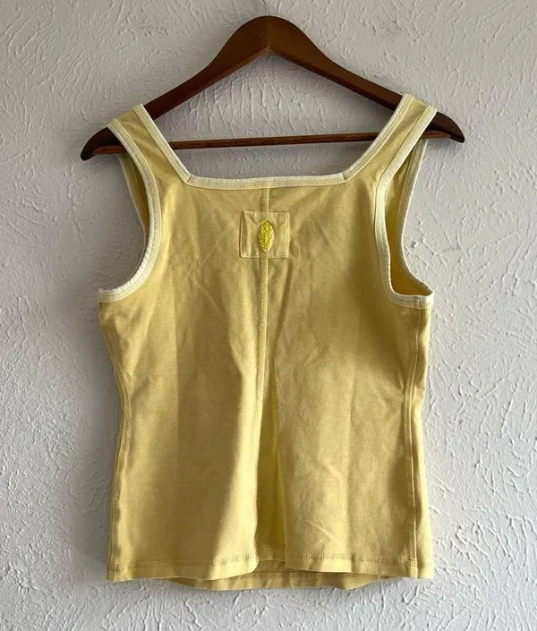 Free People New Flow Henley Tank in Fresh Mango Size S - Image 6