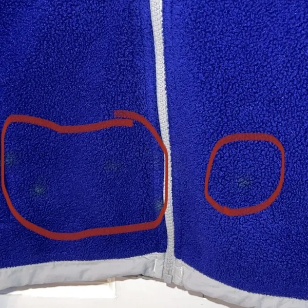 The North Face Jacket Womens Small Blue Purple Grey‎ Fleece Polartec Denali Coat - Image 6