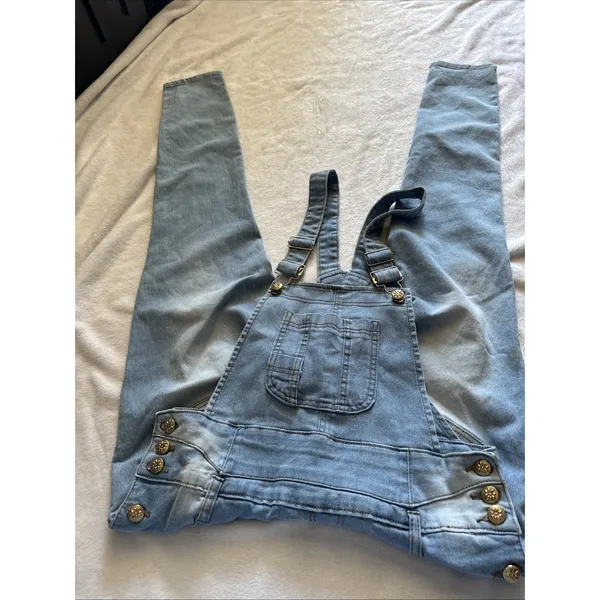 Tush Push Women's Size L Overall Jeans Size L - Image 15