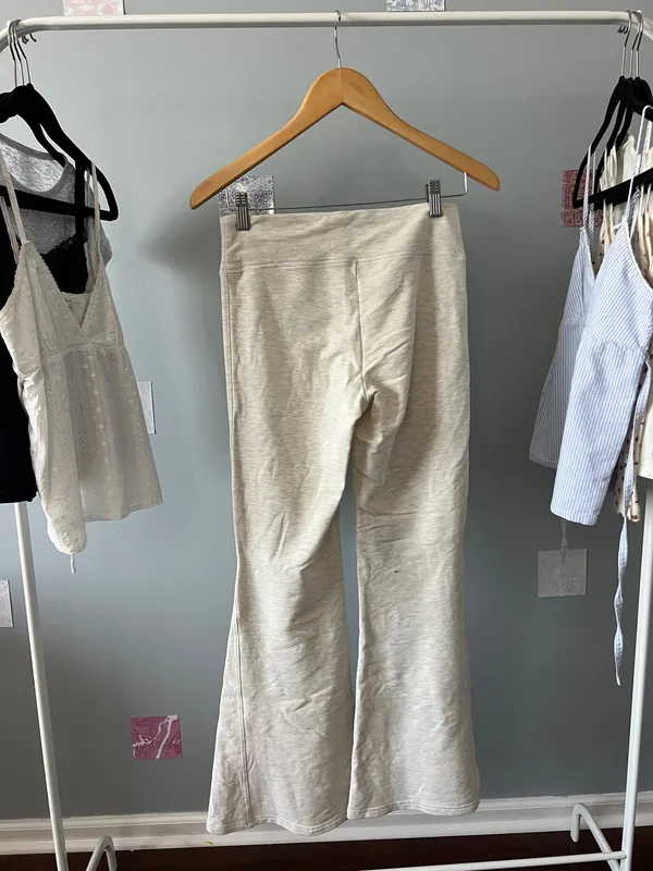 Cream flare American eagle pants  - Image 2