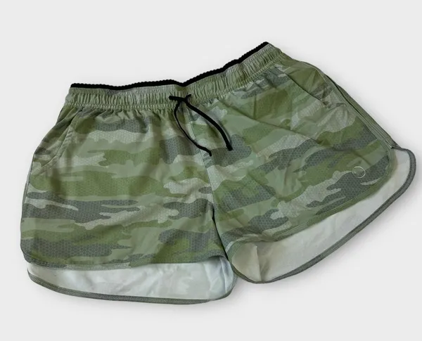 Zuma Camo Running Shorts Large Green Athletic Activewear - Image 2