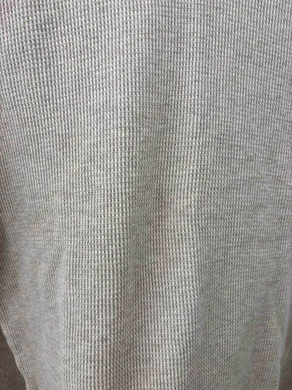 Everlane 100% organic cotton long sleeve turtleneck top waffle knit thermal - Image 4
