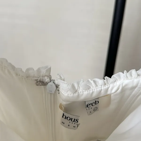 HOUSE OF CB 'Catalina' White Broderie Anglais Corset NWOT size XL‎ - Image 6