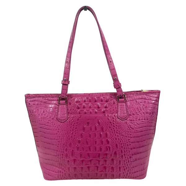 Brahmin Medium Asher Melbourne Tote Bag Shoulder Bag Pink - Image 5