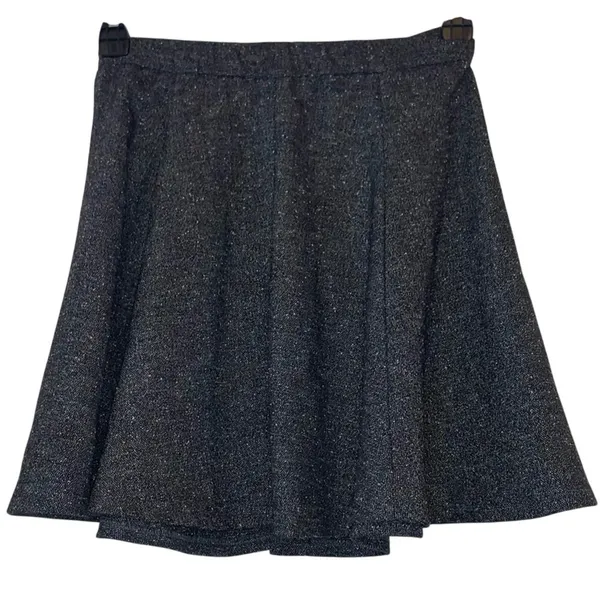 Brandy Melville Button Front Skater Skirt One Size‎ Gray A-Line Mini Y2K - Image 2