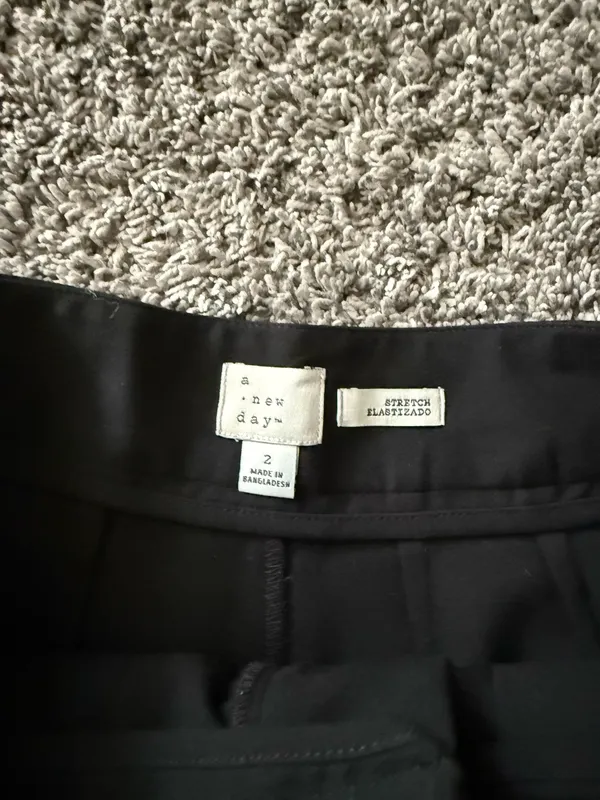 A new day Black High-Rise Tailored Women's Shorts - Image 2