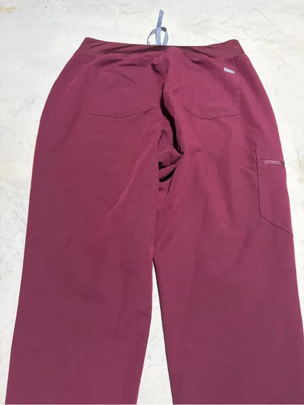 Figs scrub Jogger Pants Burgundy XL/T - Image 6