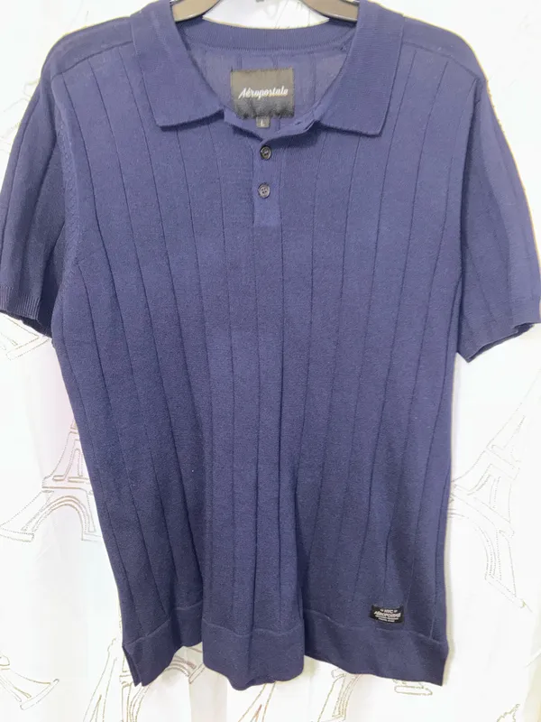 Aeropostale Top Men’s Navy Sz.L  - Image 10