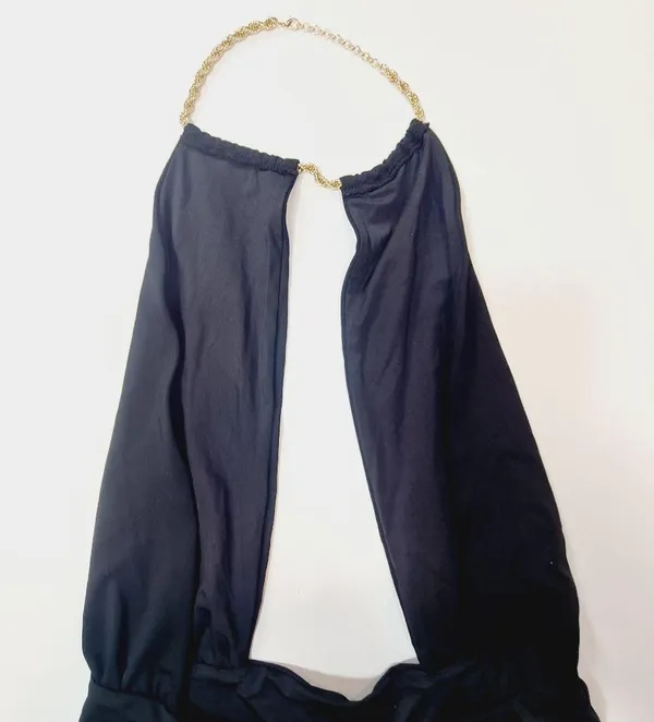 WeWoreWhat Snake Chain Necklace One Piece in Black - Image 8