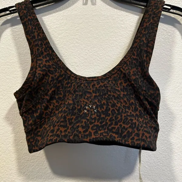 Varley Leopard Print Sports Bra - Image 2
