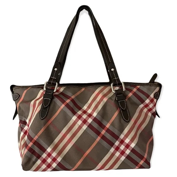 Burberry Blue Label Nova Check Canvas & Leather Purse - Image 2
