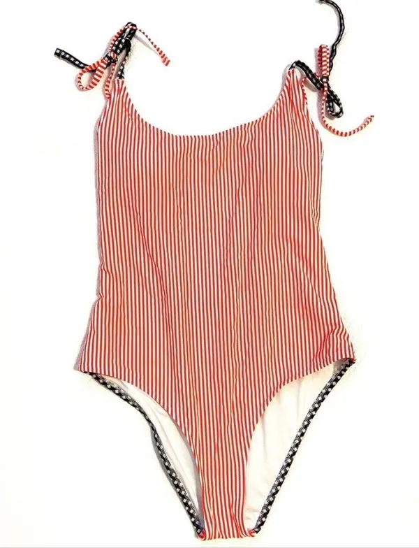 Aerie Red White & Blue One Piece Swimsuit - Image 2