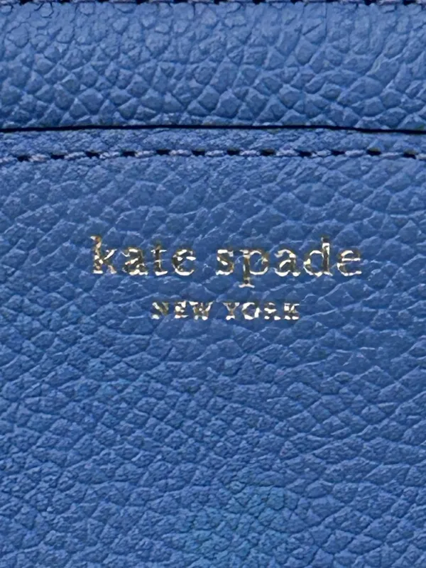 Kate Spade New York Margaux Crossbody in Blue Leather with Chain Strap - Image 10