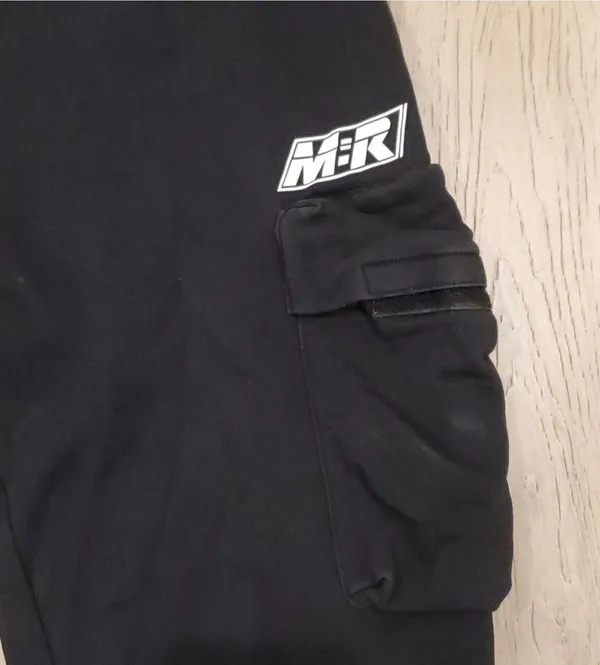 Y2K Baggy Joggers Black - Image 3