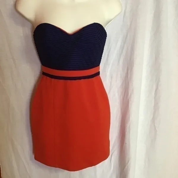 Silence + Noise Urban outfitters bright strapless body con dress - Image 7