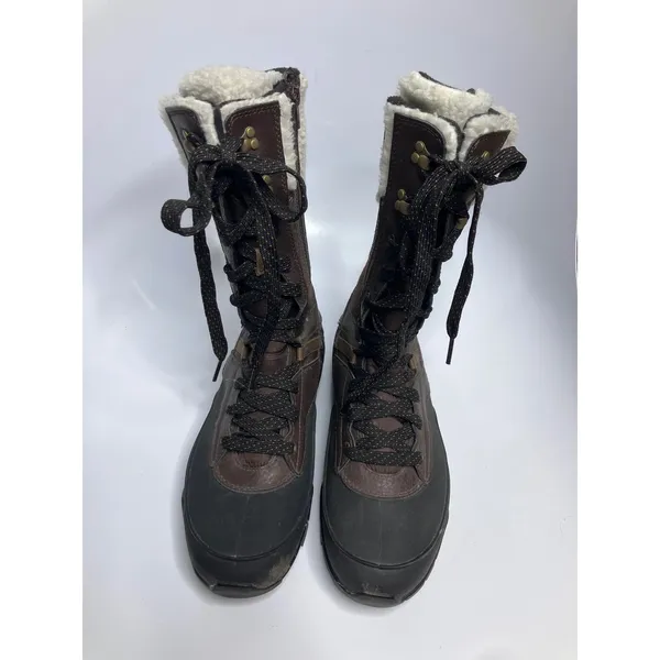 Merrell Winter Boots Womens 7.5 Brown Good Espresso Waterproof Vibram Insulated - Image 3