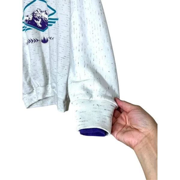 Vintage Prairie Mountain Wyoming Crewneck sweatshirt Size M‎ - Image 4