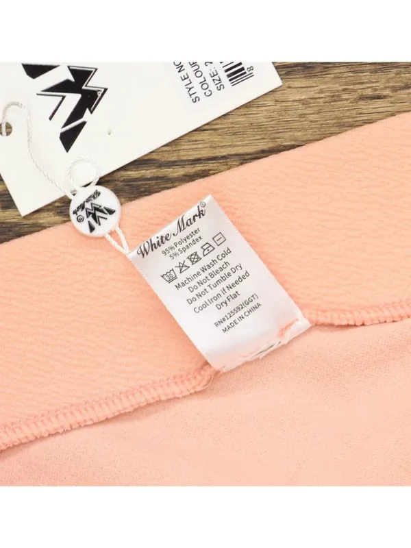 NWT White Mark Fit & Flare Midi Skirt with Pockets PS709 Peach Orange 2X - Image 9