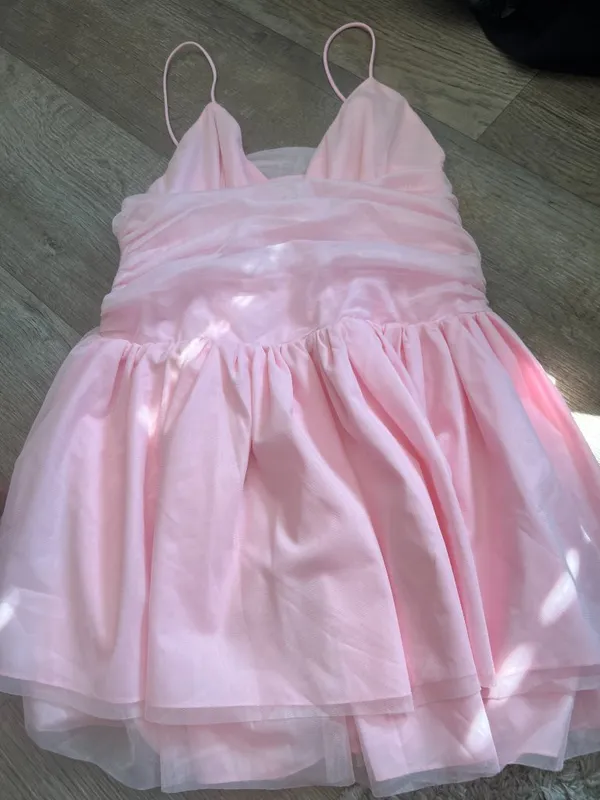 More To Come Cassa Mini Dress in Baby Pink - Image 6