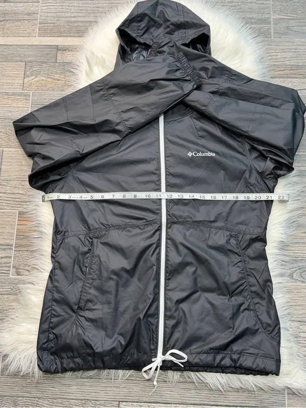 Columbia Women’s Black Windbreaker Jacket Size Medium - Image 7