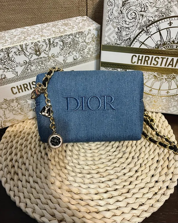 Dior Bag Makeup Cosmetic Case Pouch - Image 3