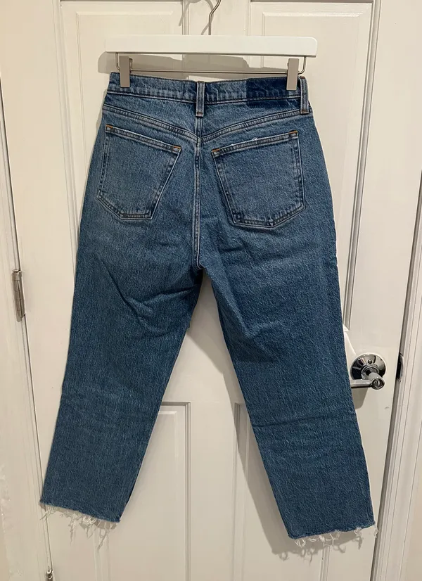 Mid Rise Ankle Straight Jeans - Image 2