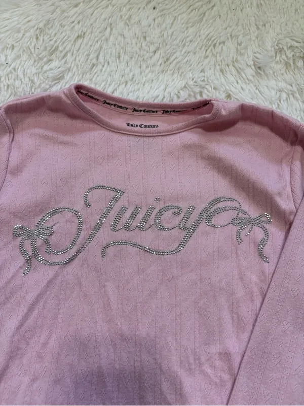 Juicy Couture Pink Two-Piece Pajama Set - Image 3