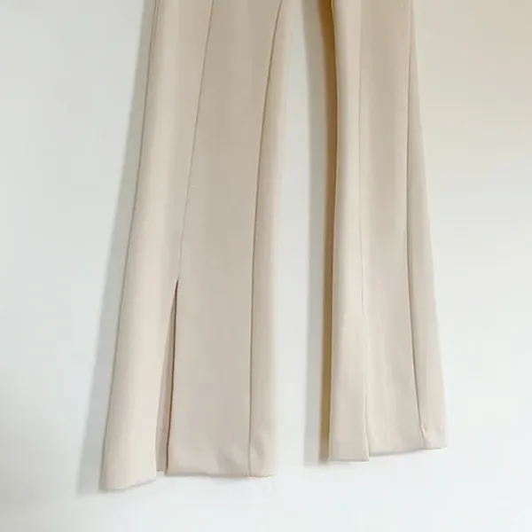 Mango / Slit Hem Pants in Ecru Size S - Image 10